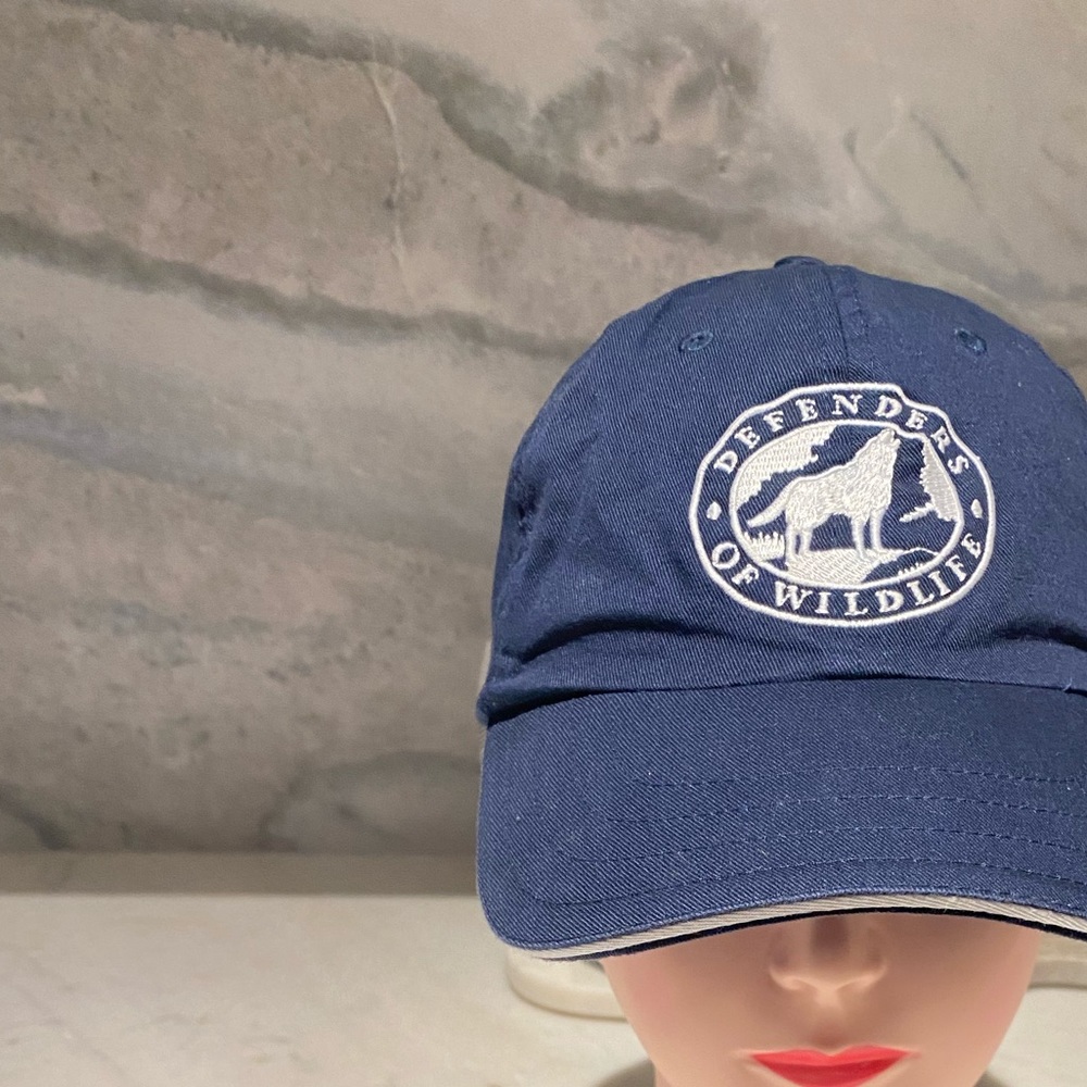 Navy blue defenders of the wild cap